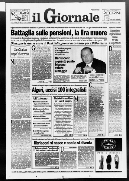 Il giornale : quotidiano del mattino